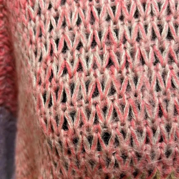 Colorful Knit Crew Neck Sweater - Picture 3 of 4